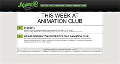 Desktop Screenshot of animation.binghamtonsa.org